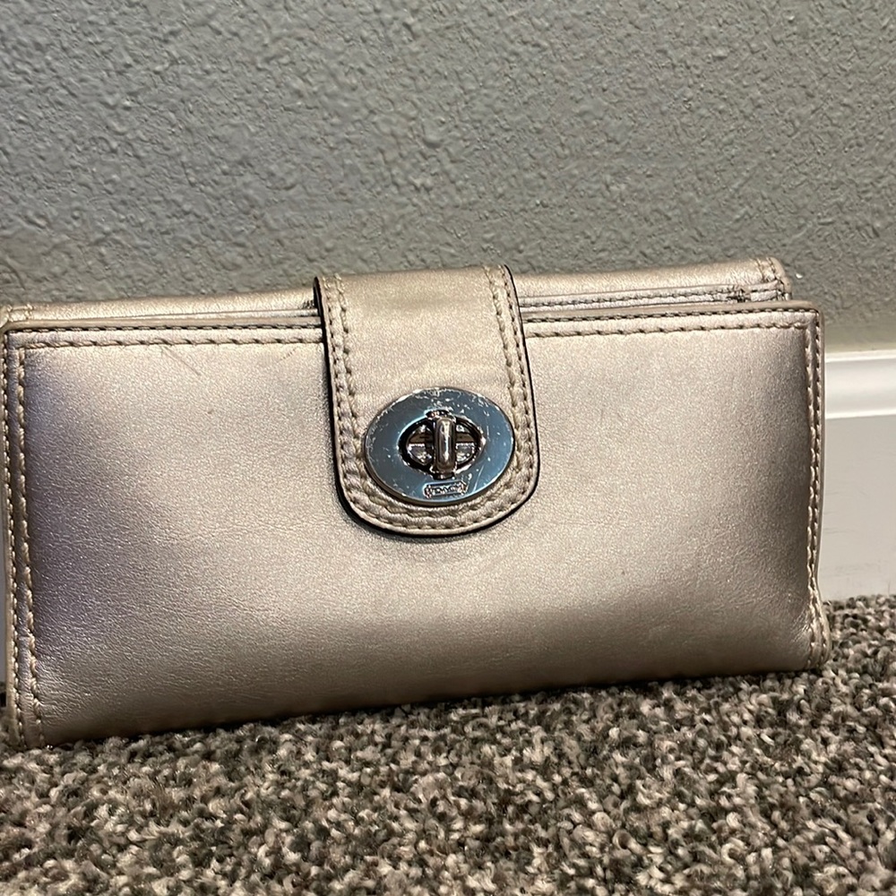 COACH Wallet with Removable Checkbook sleeve